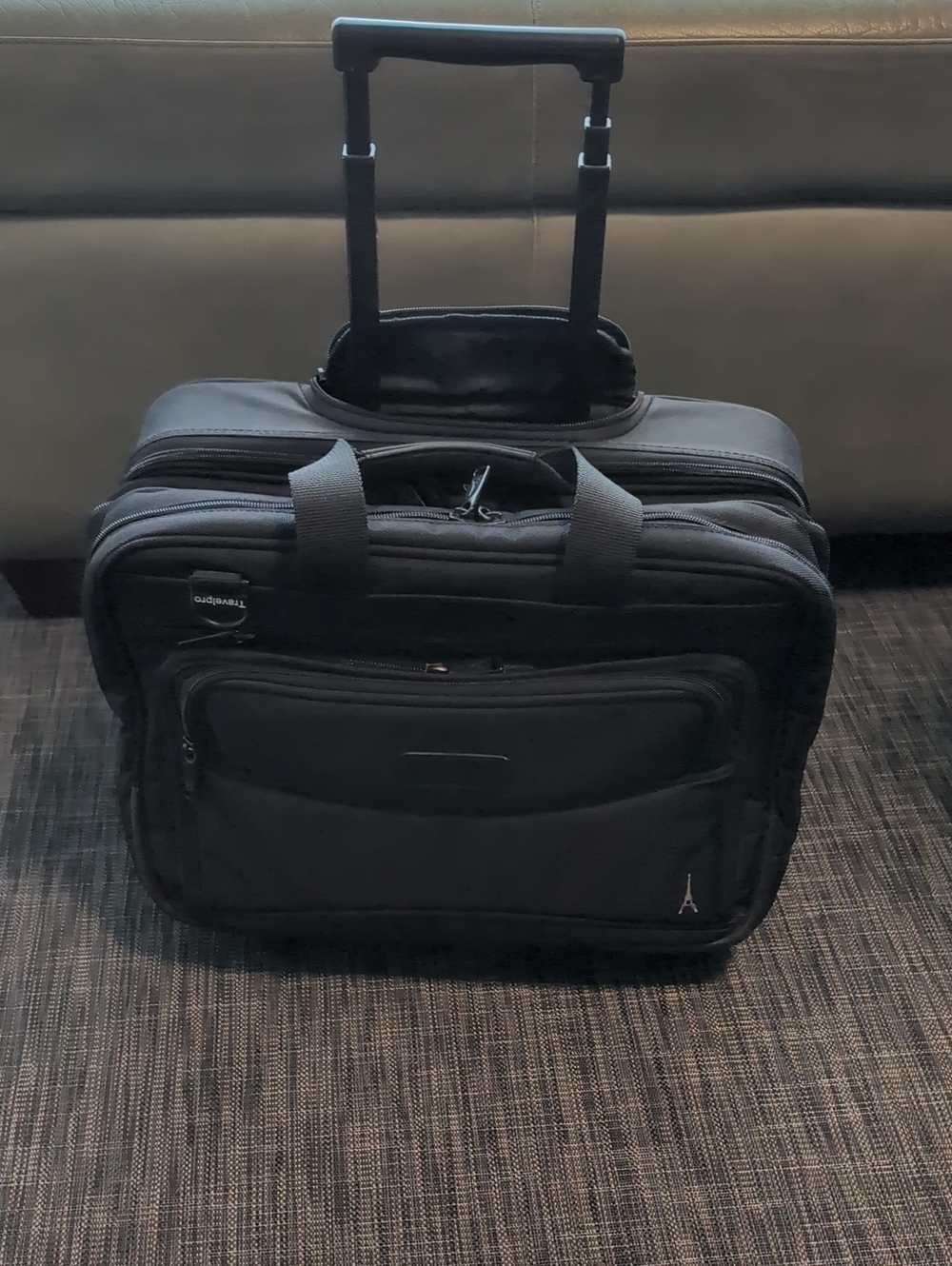 Travelpro Rolling Black Briefcase with Telescoping Handle
